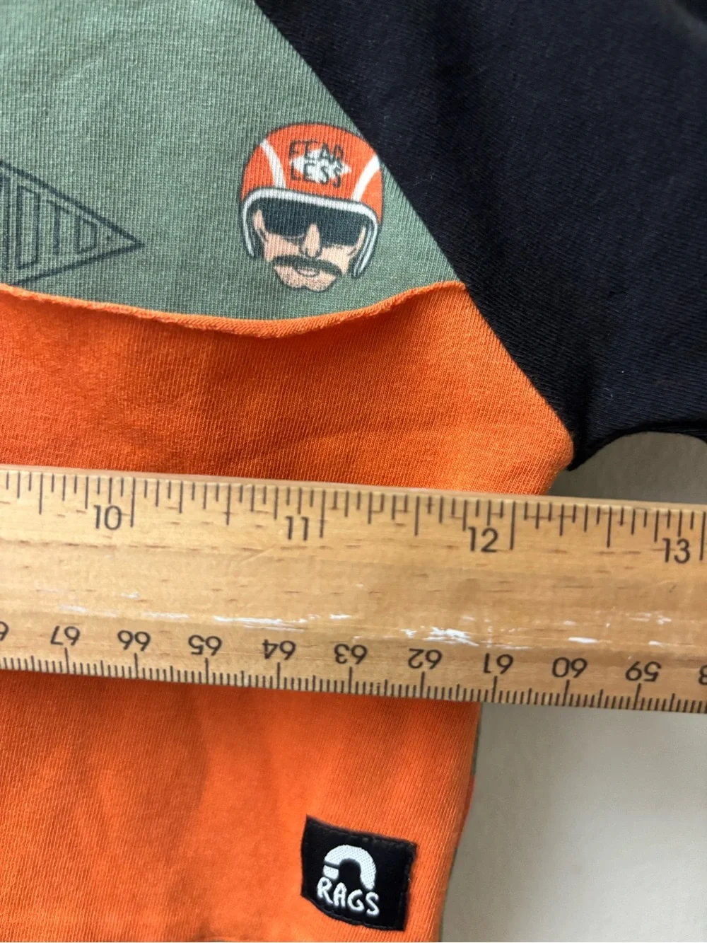 Rags | Kids Raglan-Sleeve Racing Romper - Picture 6 of 6
